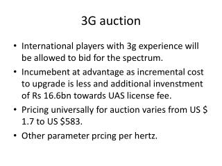 3G auction