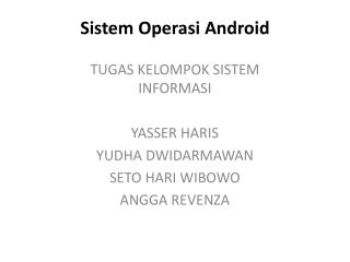 sistem operasi android