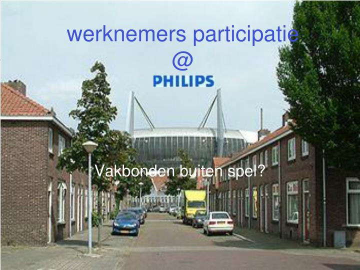 werknemers participatie @