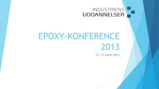 epoxy konference 2013