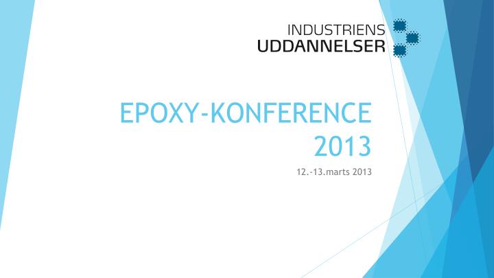 epoxy konference 2013