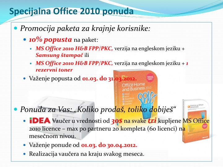 specijalna office 2010 ponuda
