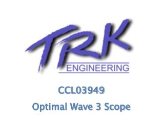 CCL03949 Optimal Wave 3 Scope