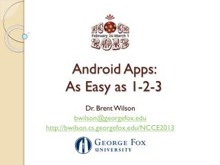 Android Apps: As Easy as 1-2-3