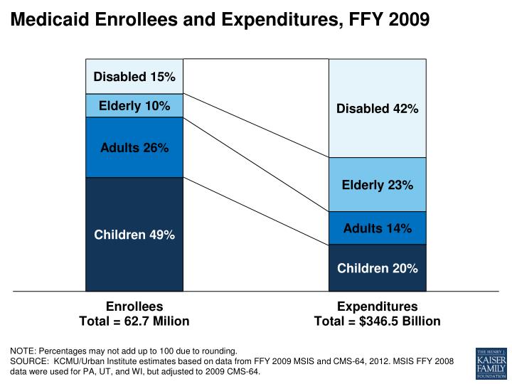 medicaid enrollees and expenditures ffy 2009