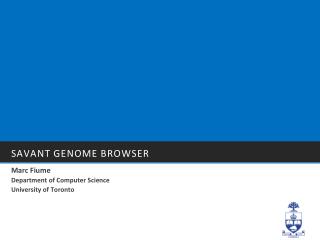 Savant Genome Browser