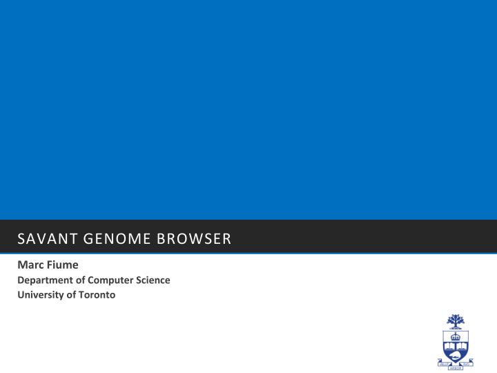 savant genome browser