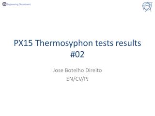 PX15 Thermosyphon tests results #02