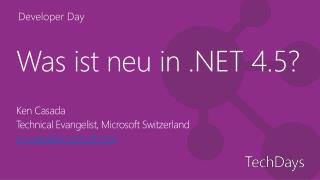 Was ist neu in .NET 4.5?