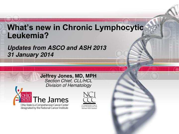 what s new in chronic lymphocytic leukemia updates from asco and ash 2013 31 january 2014