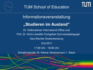 tum school of education