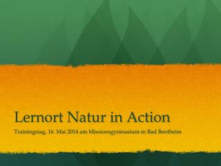 lernort natur in action