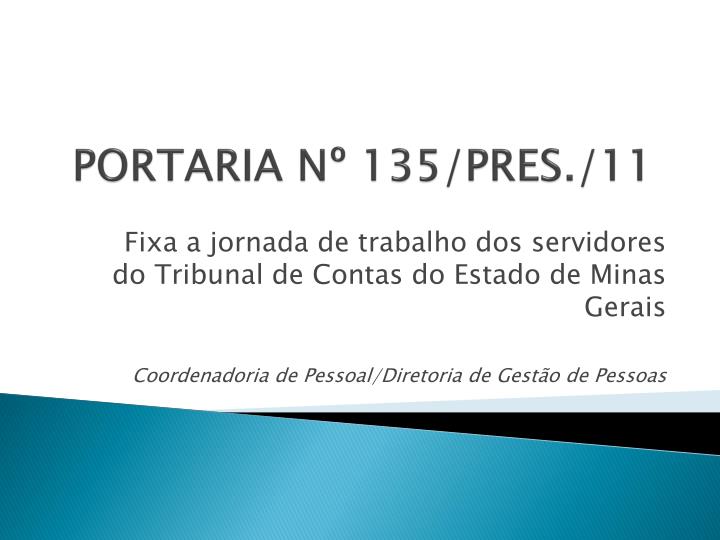 portaria n 135 pres 11