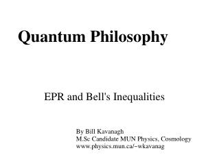 Quantum Philosophy