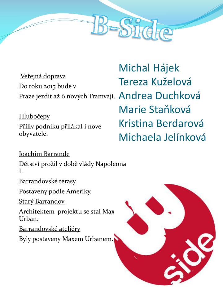 michal h jek tereza ku elov andrea duchkov marie sta kov kristina berdarov michaela jel nkov