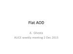Improving I/O Performance in ALICE AOD Analysis through Flattening Event Structure - slide 1