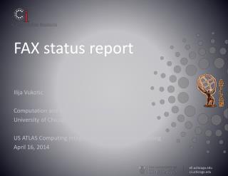 FAX status report