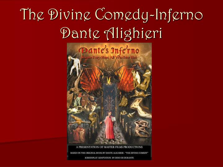 PPT The Divine Comedy Inferno Dante Alighieri PowerPoint