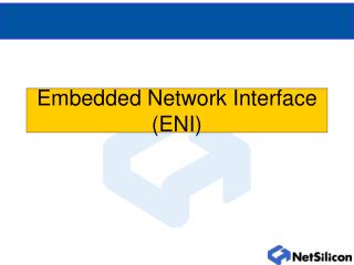 Embedded Network Interface (ENI)