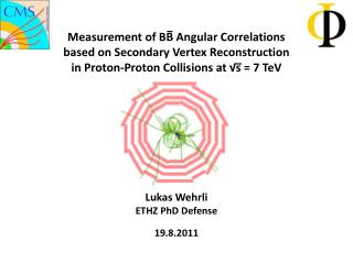 Measurement of BB Angular Correlations based on Secondary Vertex Reconstruction