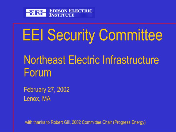 eei security committee