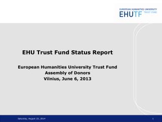 EHU Trust Fund Basics