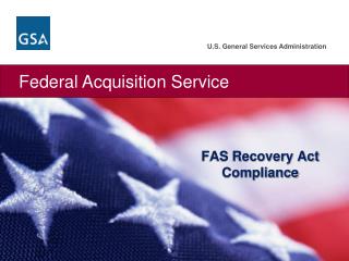 FAS Recovery Act Compliance