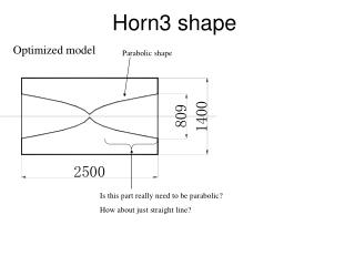 Horn3 shape