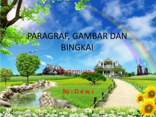 paragraf gambar dan bingkai