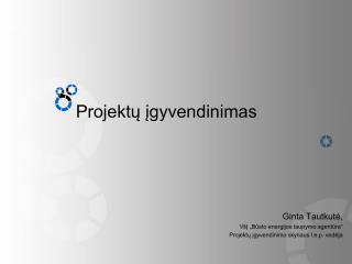 projekt gyvendinimas