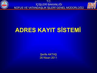 adres kayit s stem