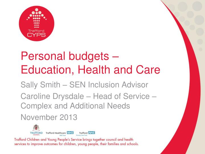 personal budgets education health and care