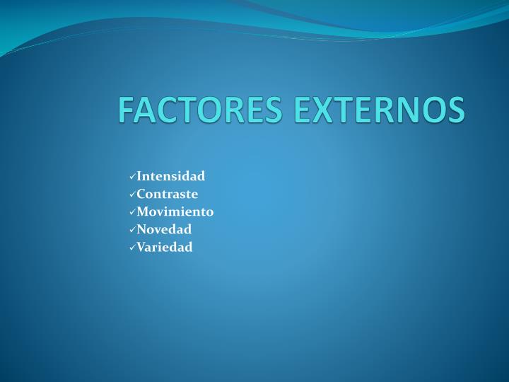 factores externos