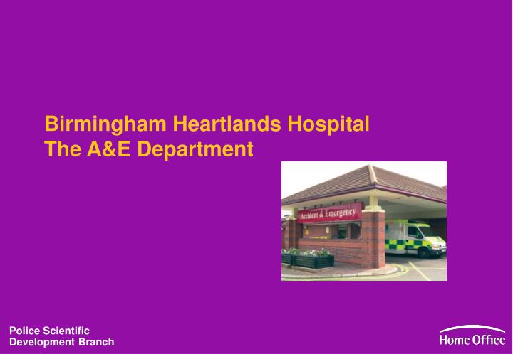 birmingham heartlands hospital the a e department