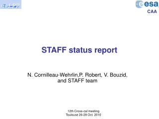 STAFF status report