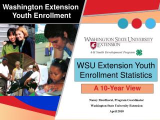 WSU Extension Youth Enrollment Statistics