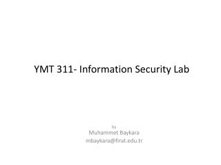 ymt 311 information security lab