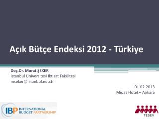 a k b t e endeksi 2012 t rkiye