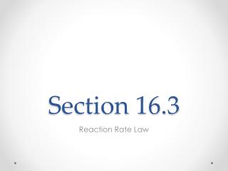 Section 16.3
