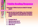 7 Habits Reading/Response - slide 1