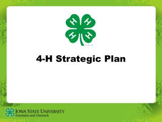 4-H Strategic Plan