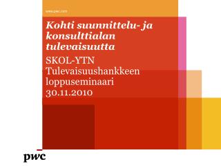 kohti suunnittelu ja konsulttialan tulevaisuutta