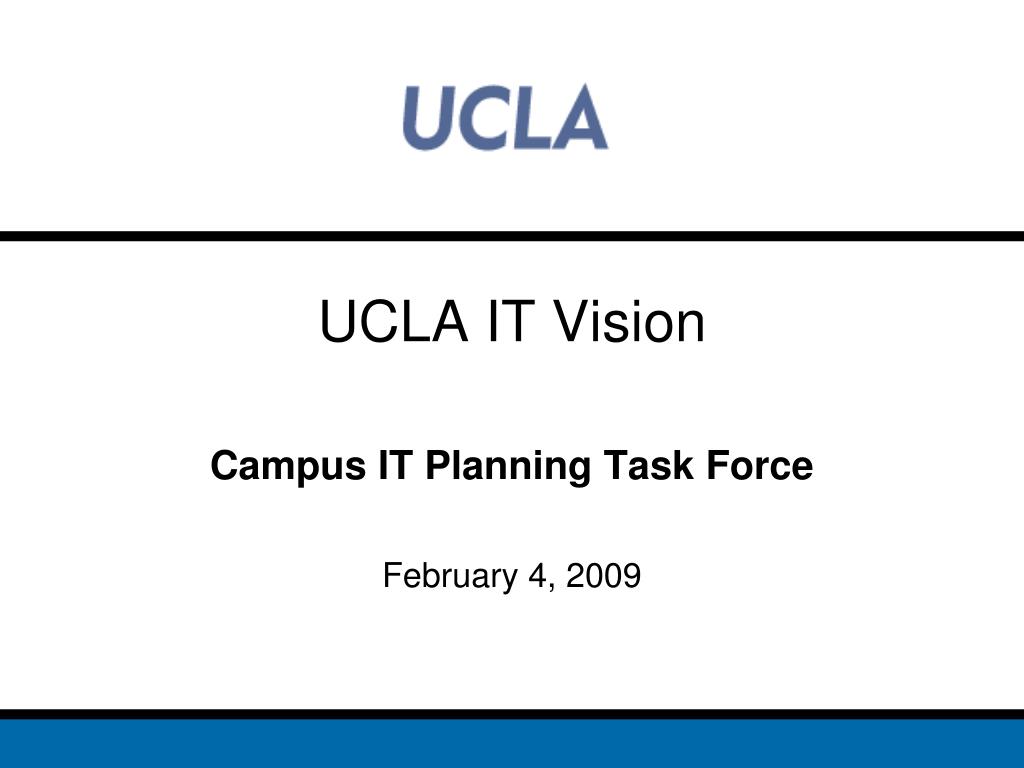 PPT - UCLA IT Vision: Anytime, Anywhere - SWOT Summary and Planning ...