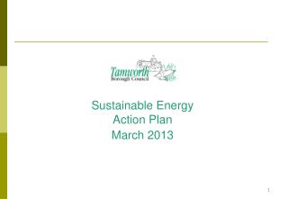 Sustainable Energy Action Plan March 2013