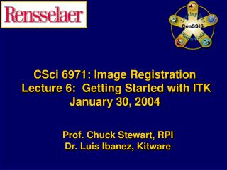 CSci 6971: Image Registration Lecture 6: Getting Started with ITK January 30, 2004