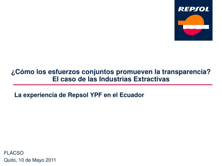 c mo los esfuerzos conjuntos promueven la transparencia el caso de las industrias extractivas