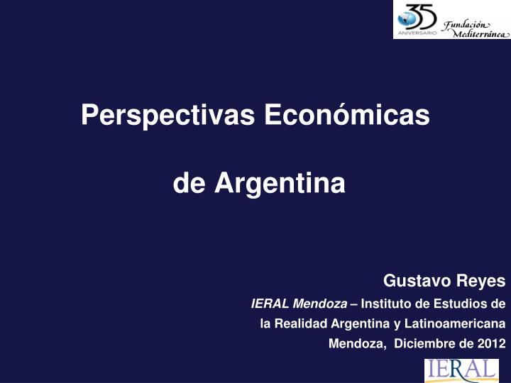 perspectivas econ micas de argentina