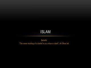 Islam