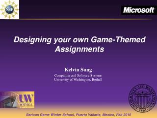 Designing your own Game-Themed Assignments