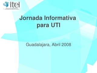 jornada informativa para uti